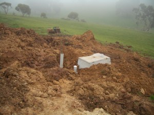 The Septic Tank In Installed