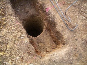 Pier for the Solar Array - 1.8m deep