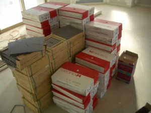 Tiles Waiting to be Laid