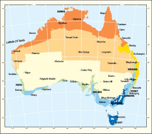 Australian Climate Zones