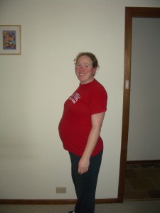 Carly with 5 weeks to go
